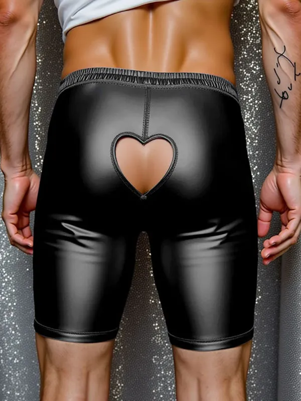 Mens Glitter Hollow-Out Casual Short SKUL18898 sold by Incerunmen