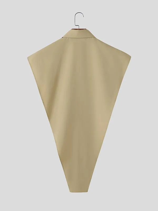 Men's Solid Color Inverted Triangle Sleeveless Shirt SKUL42636 sold by Incerunmen product image thumbnail 5