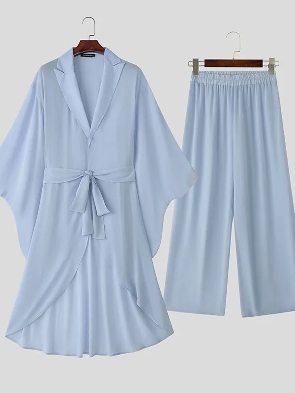 Men's Loose Waist Casual Two Pieces Outfit SKUL39011 sold by Incerunmen product image thumbnail 4