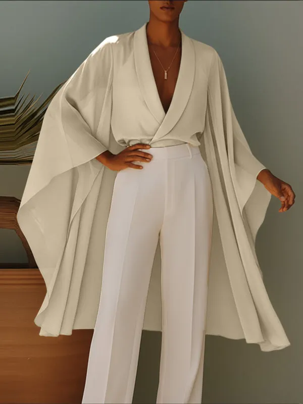 Men's Deconstructed Solid Color Loose Shirt SKUL41279 sold by Incerunmen