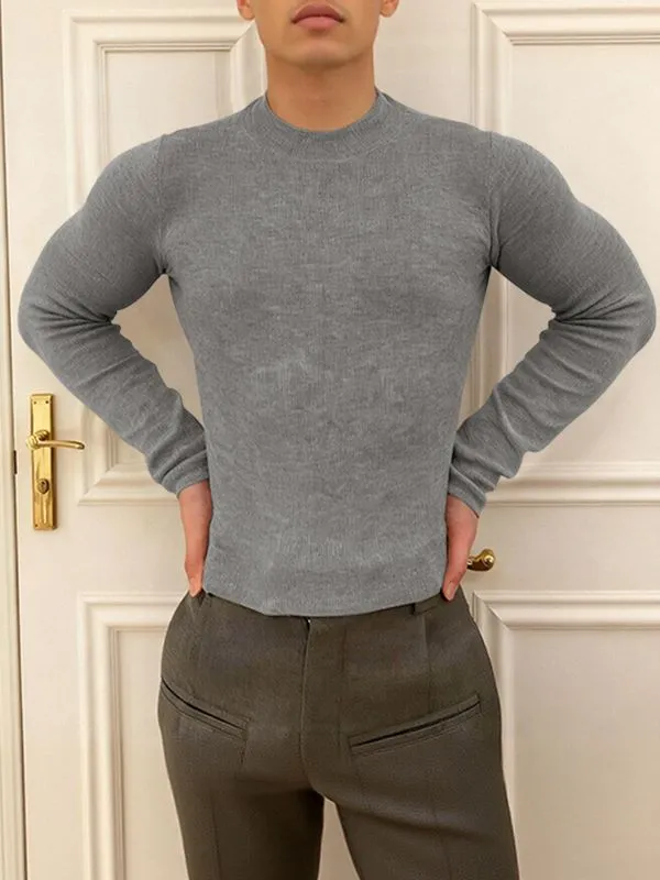 Men's Back Cutout Long Sleeve T-shirt SKUL44012 sold by Incerunmen product image thumbnail 5