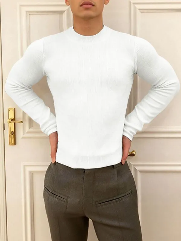 Men's Back Cutout Long Sleeve T-shirt SKUL44012 sold by Incerunmen product image thumbnail 3