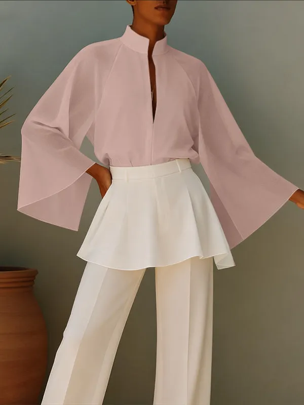 Men's Sheer Flared Long Sleeve Shirt SKUL41276 sold by Incerunmen product image thumbnail 3