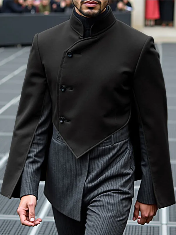 Men's Split Cuff Casual Long Sleeve Jacket SKUL29614 sold by Incerunmen product image thumbnail 2