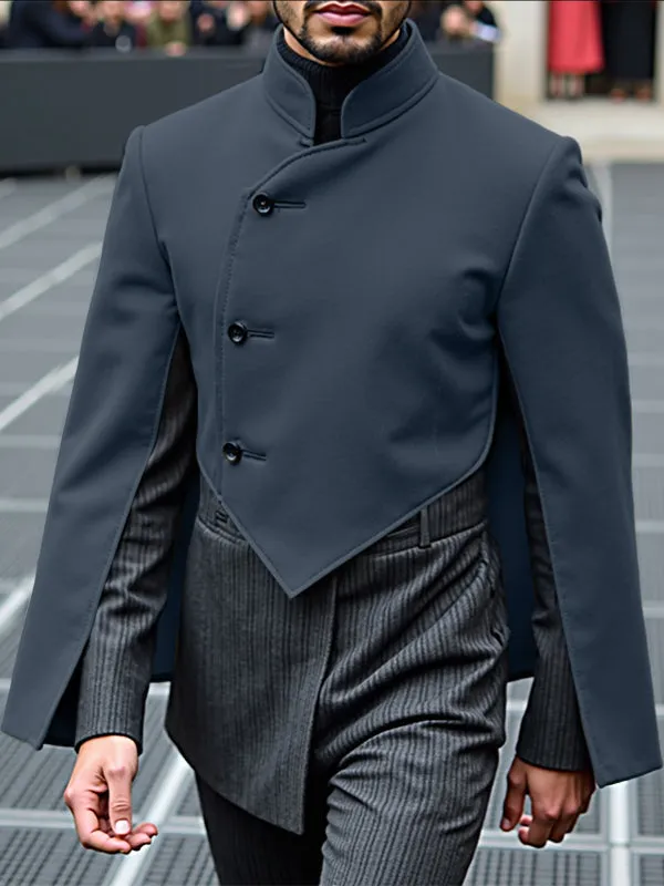 Men's Split Cuff Casual Long Sleeve Jacket SKUL29614 sold by Incerunmen product image thumbnail 3