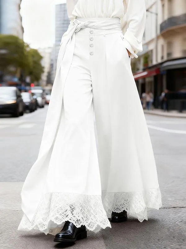 Men's Lace Patchwork Twisted Knot Pant SKUL46125 sold by Incerunmen product image thumbnail 2