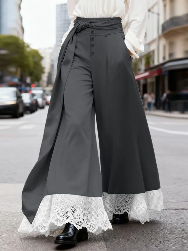 Men's Lace Patchwork Twisted Knot Pant SKUL46125 sold by Incerunmen product image thumbnail 3