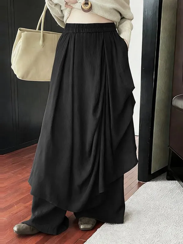 Men's Deconstructed Solid Color Pleated Pant SKUL45422 sold by Incerunmen