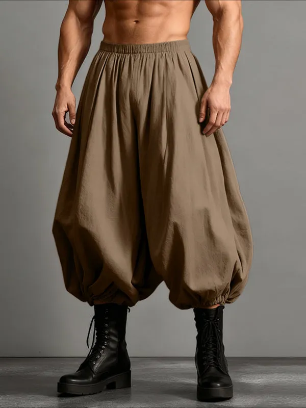 Men's Solid Color Casual Loose Lantern Pant SKUL48688 sold by Incerunmen product image thumbnail 2