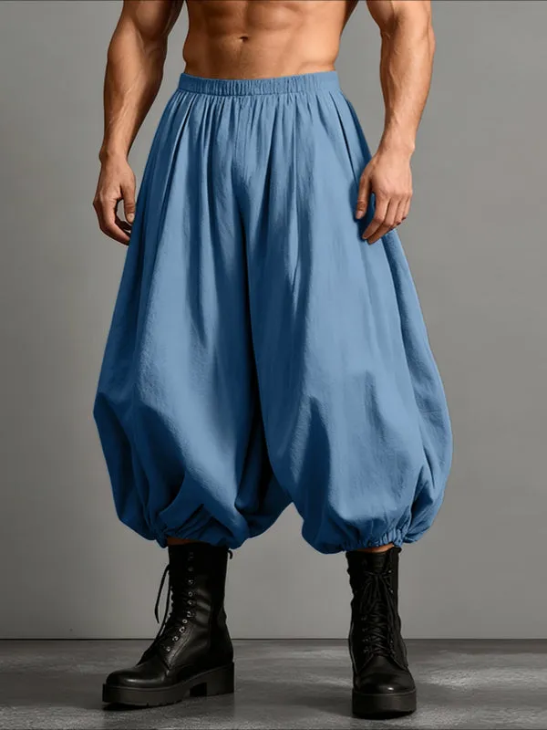 Men's Solid Color Casual Loose Lantern Pant SKUL48688 sold by Incerunmen product image thumbnail 3