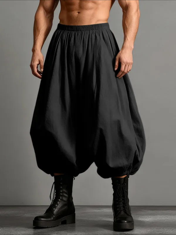 Men's Solid Color Casual Loose Lantern Pant SKUL48688 sold by Incerunmen