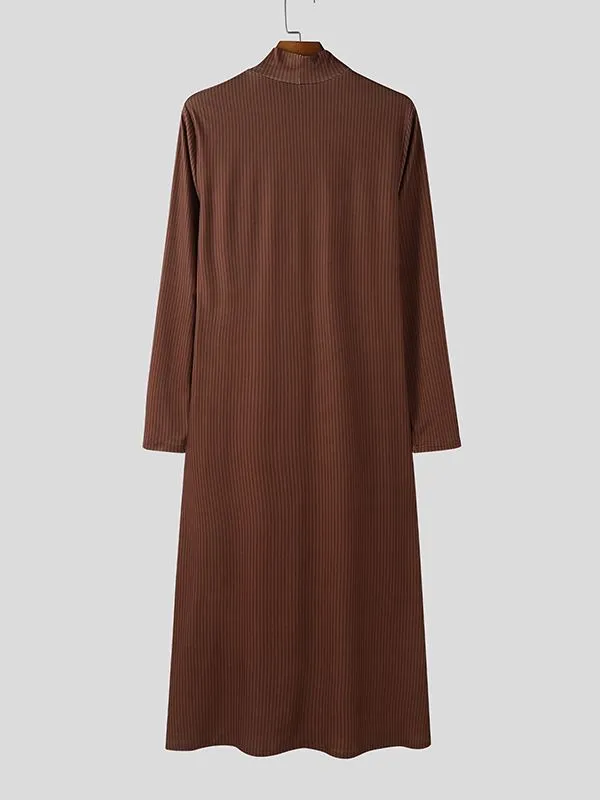 Men's Color Block Printed Long Hem T-Shirt SKUL43712 sold by Incerunmen product image thumbnail 5