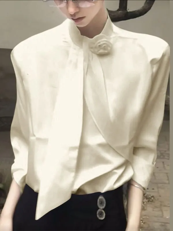 Men's Floral Tie Patchwork Long Sleeve Shirt SKUL41300 sold by Incerunmen