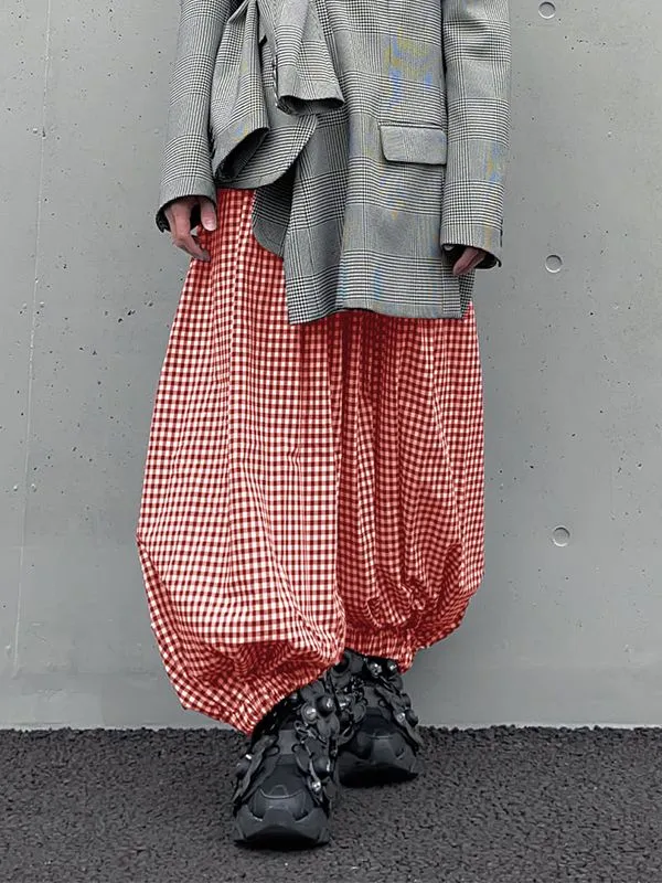 Men's Casual Plaid Lantern Pant SKUL48767 sold by Incerunmen product image thumbnail 2