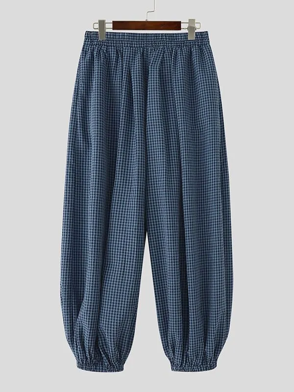 Men's Casual Plaid Lantern Pant SKUL48767 sold by Incerunmen product image thumbnail 4