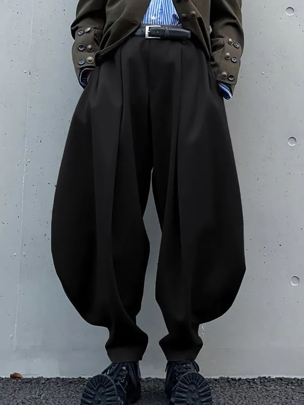 Men's Deconstructed Solid Color Oversized Pant SKUL48760 sold by Incerunmen