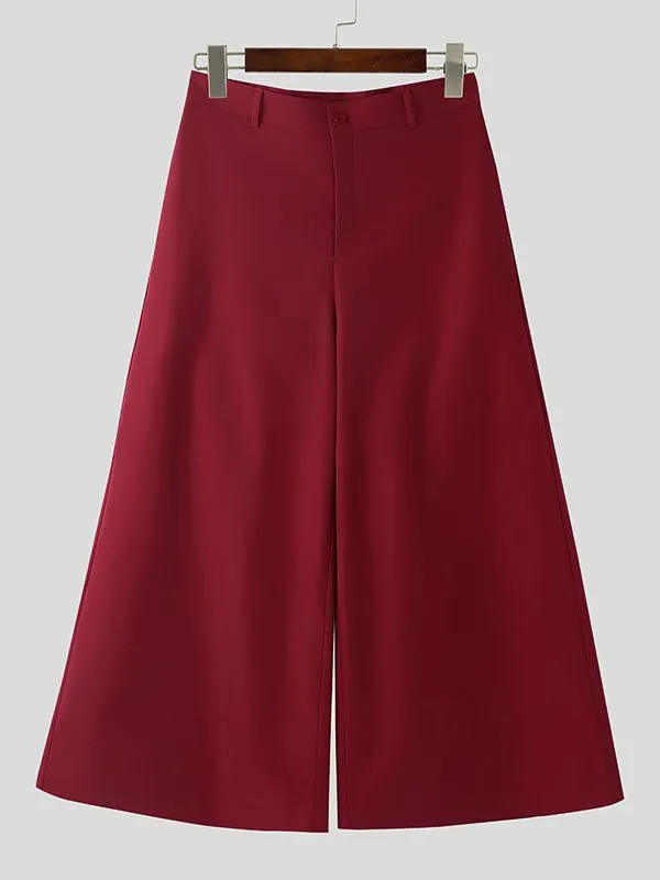 Men's Solid Color Loose Flared Pant SKUL51260 sold by Incerunmen product image thumbnail 4