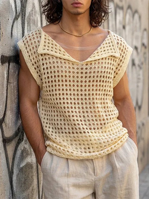 Men's Hollow Out Mesh Design Tank SKUL54406 sold by Incerunmen product image thumbnail 3
