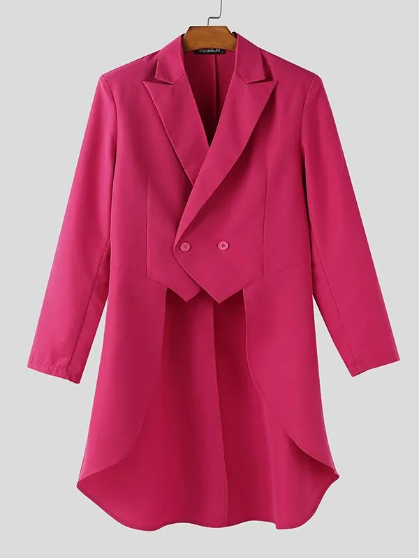 Men's Deconstructed Solid Color Casual Long Sleeve Blazer SKUL51014 sold by Incerunmen product image thumbnail 4