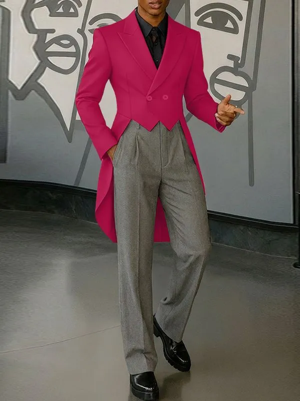 Men's Deconstructed Solid Color Casual Long Sleeve Blazer SKUL51014 sold by Incerunmen product image thumbnail 3