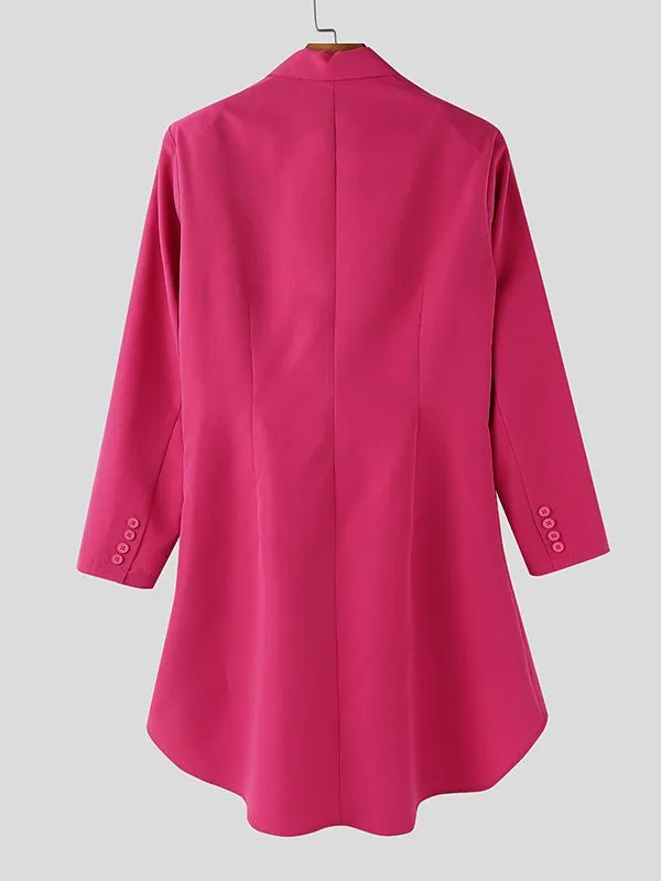 Men's Deconstructed Solid Color Casual Long Sleeve Blazer SKUL51014 sold by Incerunmen product image thumbnail 5