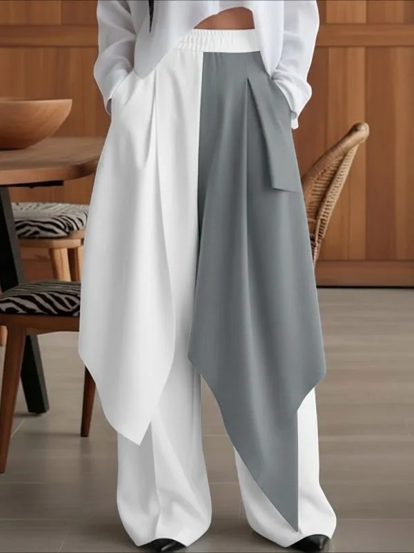 Men's Deconstructed Contrast Flap Patchwork Pant SKUL53023 sold by Incerunmen product image thumbnail 3