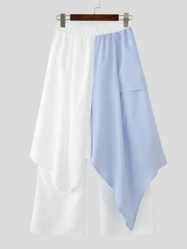 Men's Deconstructed Contrast Flap Patchwork Pant SKUL53023 sold by Incerunmen product image thumbnail 4