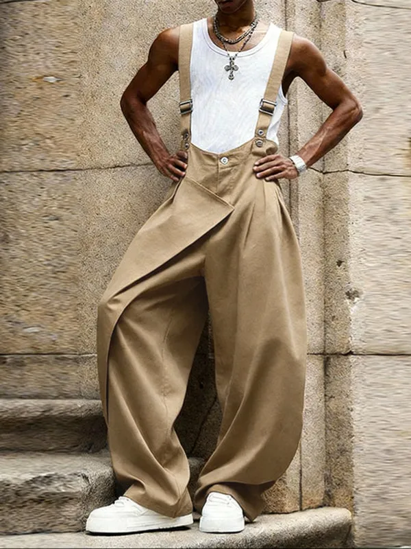 Men's Solid Color Deconstructed Metal Decor Jumpsuit SKUL51832 sold by Incerunmen product image thumbnail 3