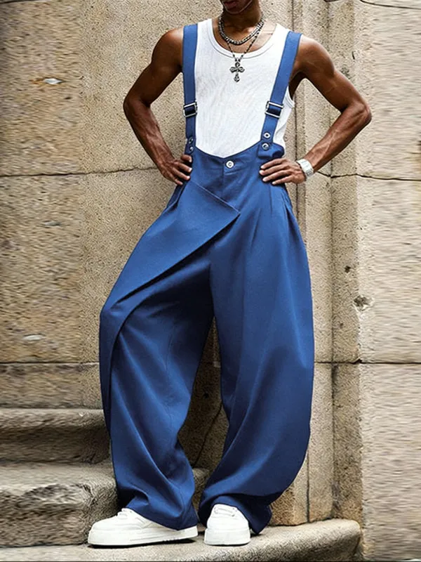 Men's Solid Color Deconstructed Metal Decor Jumpsuit SKUL51832 sold by Incerunmen product image thumbnail 2