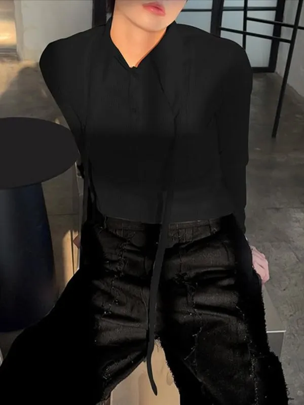 Men's Deconstructed Textured Long Sleeve Shirt SKUL53971 made by Incerunmen