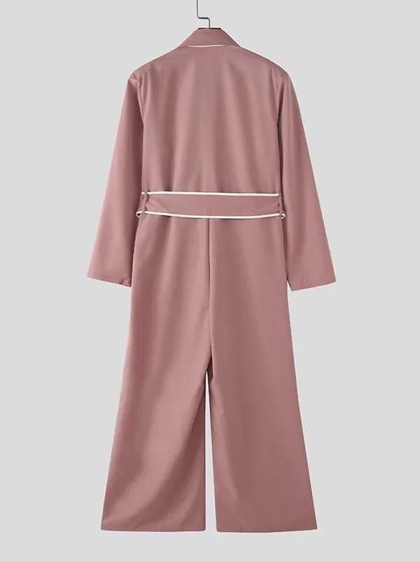 Men's Contrast Line Oversized Jumpsuit SKUL50114 sold by Incerunmen product image thumbnail 5