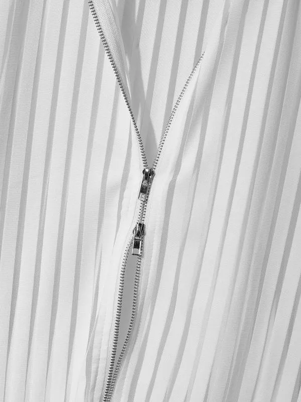 Men's Sheer Striped Zip Up Tank SKUL55297 sold by Incerunmen product image thumbnail 5