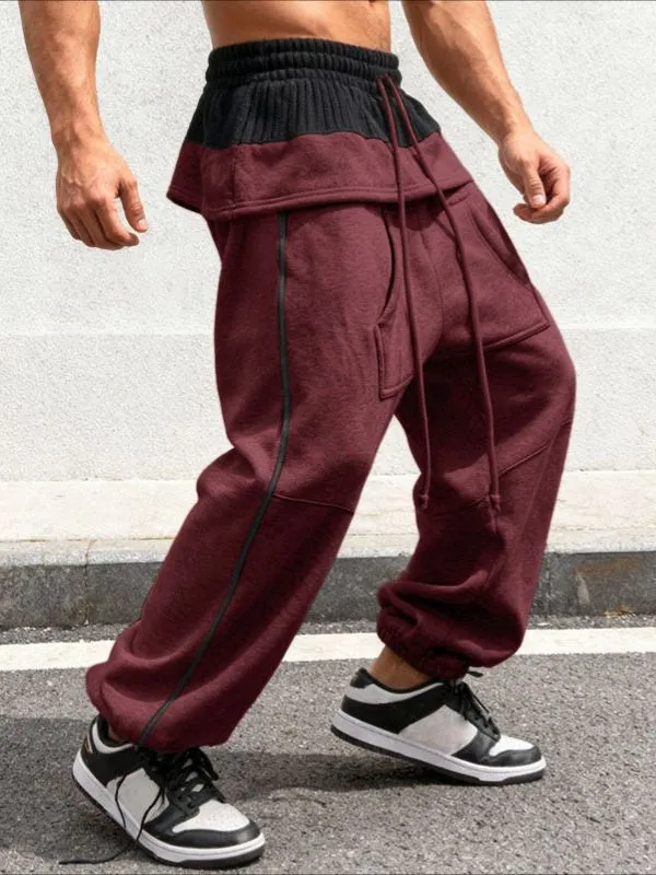 Men's Contrast Color Textured Casual Pant SKUL51870 sold by Incerunmen product image thumbnail 3