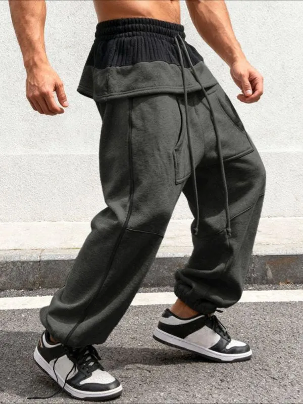 Men's Contrast Color Textured Casual Pant SKUL51870 sold by Incerunmen product image thumbnail 2