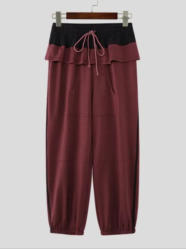 Men's Contrast Color Textured Casual Pant SKUL51870 sold by Incerunmen product image thumbnail 4