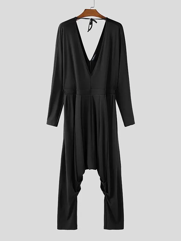 Men's Solid Color Deconstructed Harem Jumpsuit SKUL51257 sold by Incerunmen product image thumbnail 4