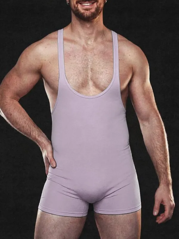 Men's Deconstructed Cross Backless Bodysuit SKUL57117 sold by Incerunmen product image thumbnail 2
