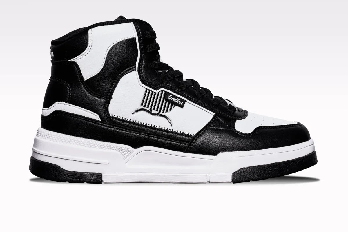 Journey 2.0  High  Top - Black & White sold by Bathu