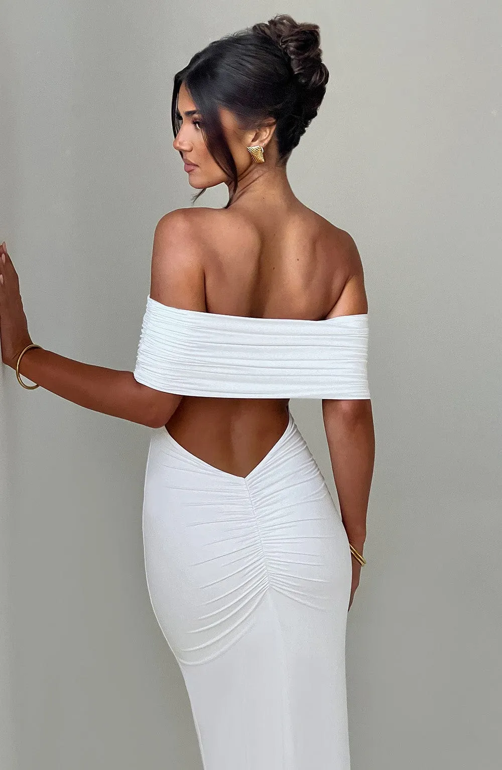 Belinda Maxi Dress - White sold by Babyboo Fashion product image thumbnail 3