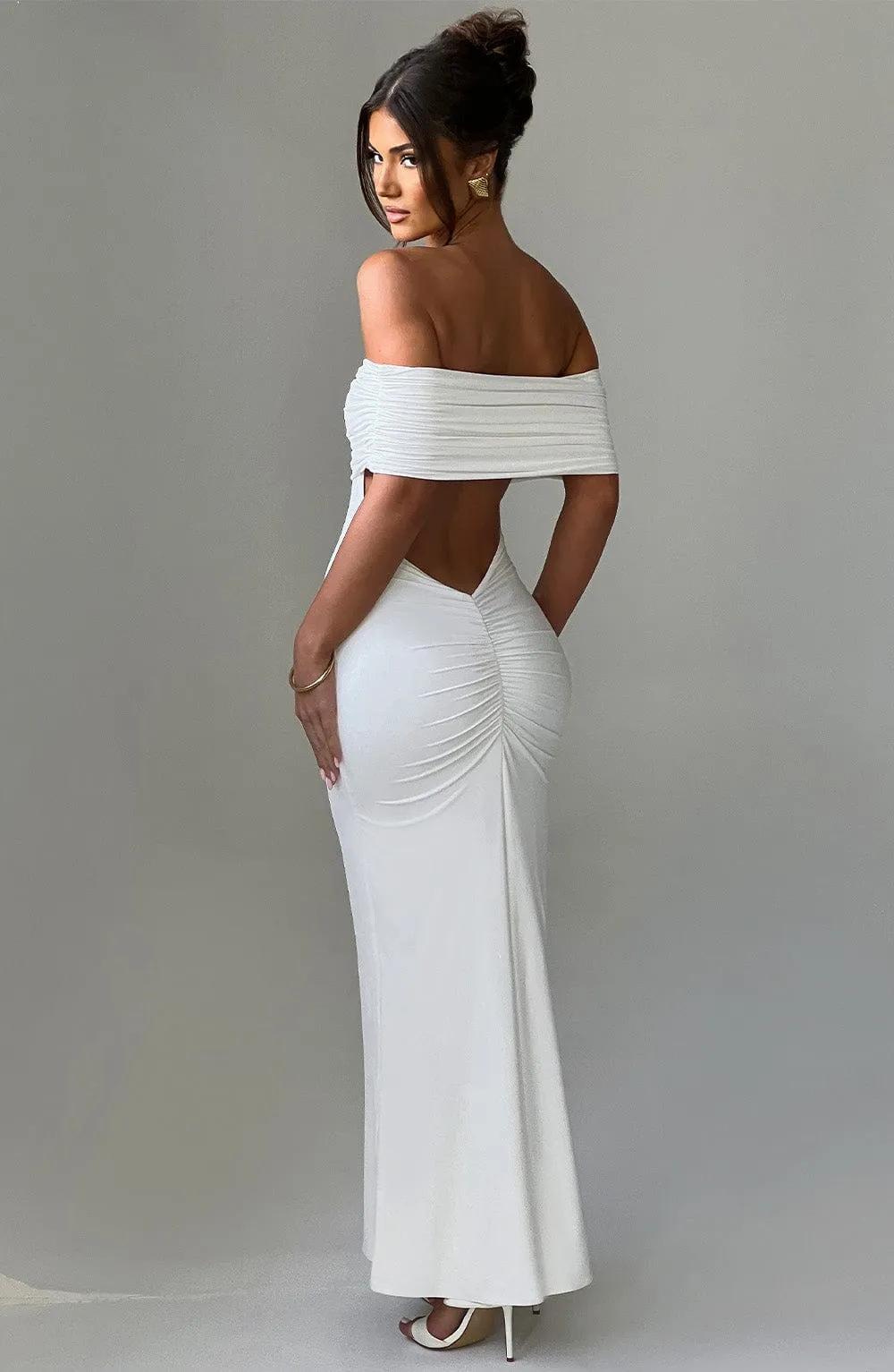 Belinda Maxi Dress - White sold by Babyboo Fashion product image thumbnail 4