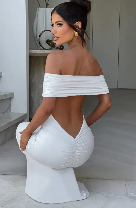 Belinda Maxi Dress - White sold by Babyboo Fashion
