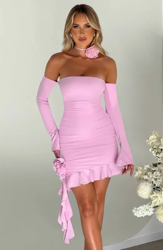 Alix Mini Dress - Pink sold by Babyboo Fashion