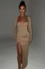 Nadia Maxi Dress - Gold Sparkle sold by Babyboo Fashion