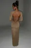 Nadia Maxi Dress - Gold Sparkle sold by Babyboo Fashion