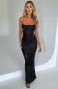 Nessa Maxi Dress - Black Sparkle sold by Babyboo Fashion