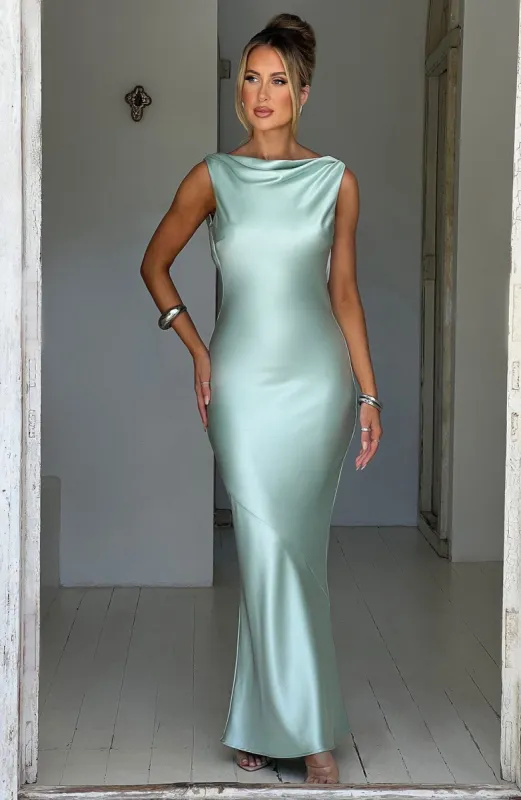 Azuri Maxi Dress - Turquoise sold by Babyboo Fashion