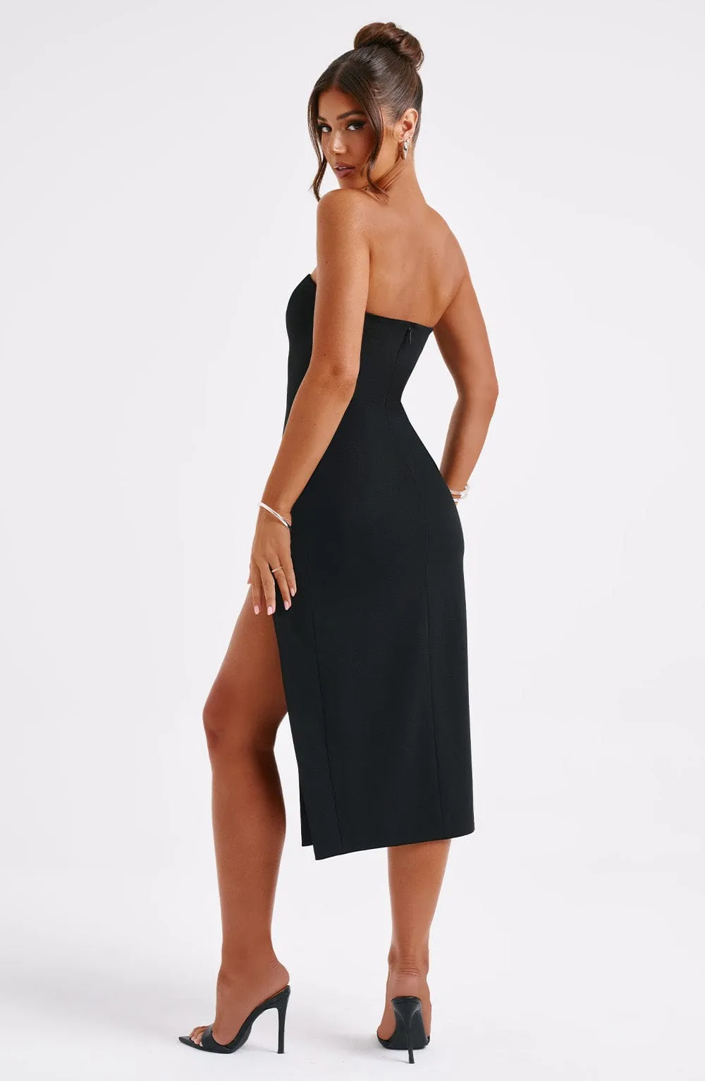 Emmaline Midi Dress - Black sold by Babyboo Fashion product image thumbnail 4