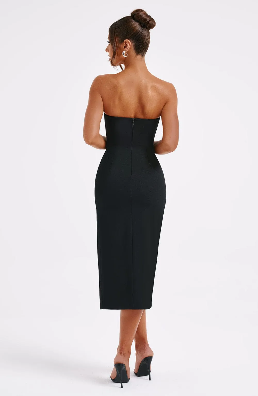 Emmaline Midi Dress - Black sold by Babyboo Fashion product image thumbnail 3