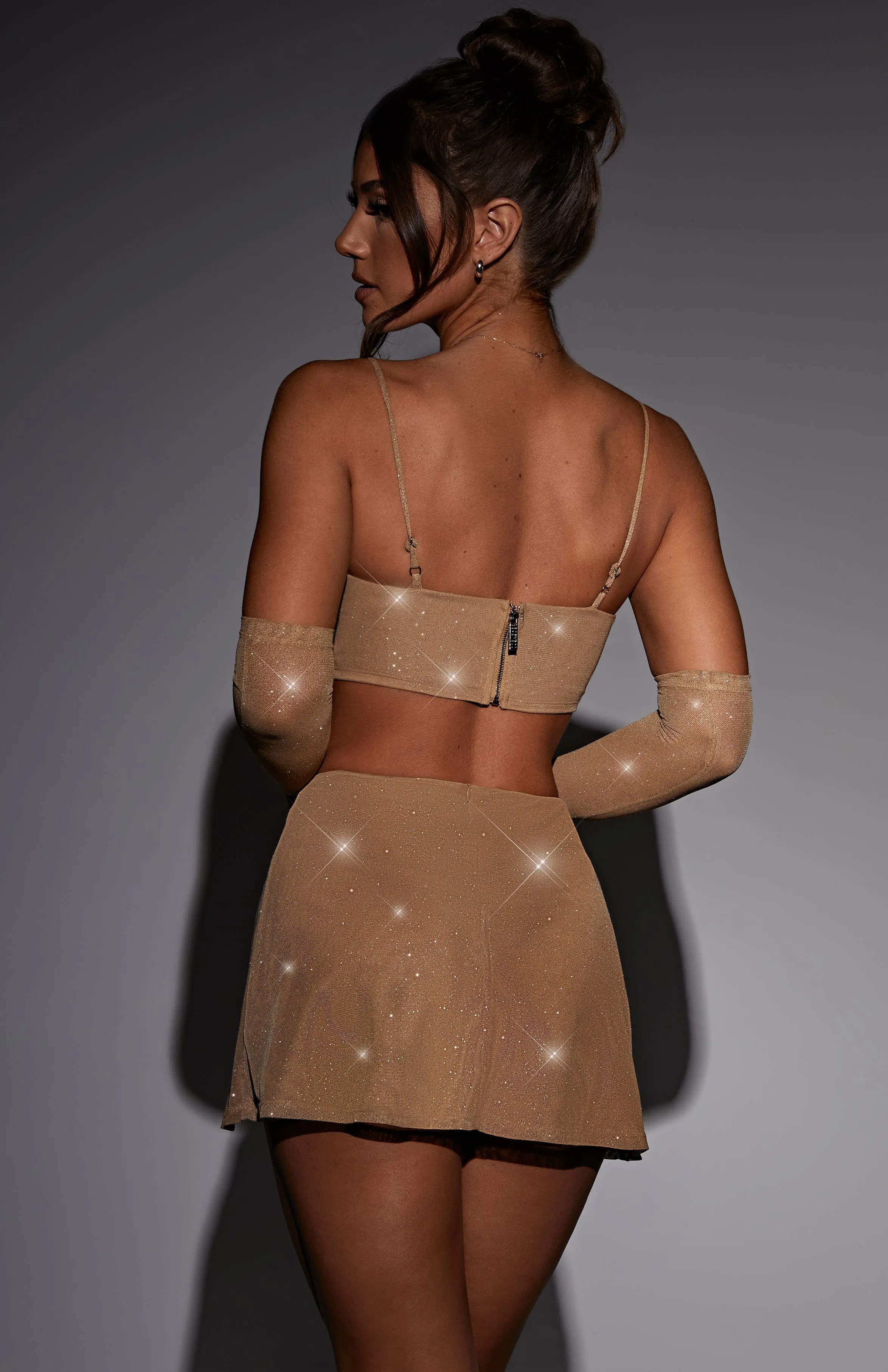 Posie Top - Gold Sparkle sold by Babyboo Fashion product image thumbnail 4