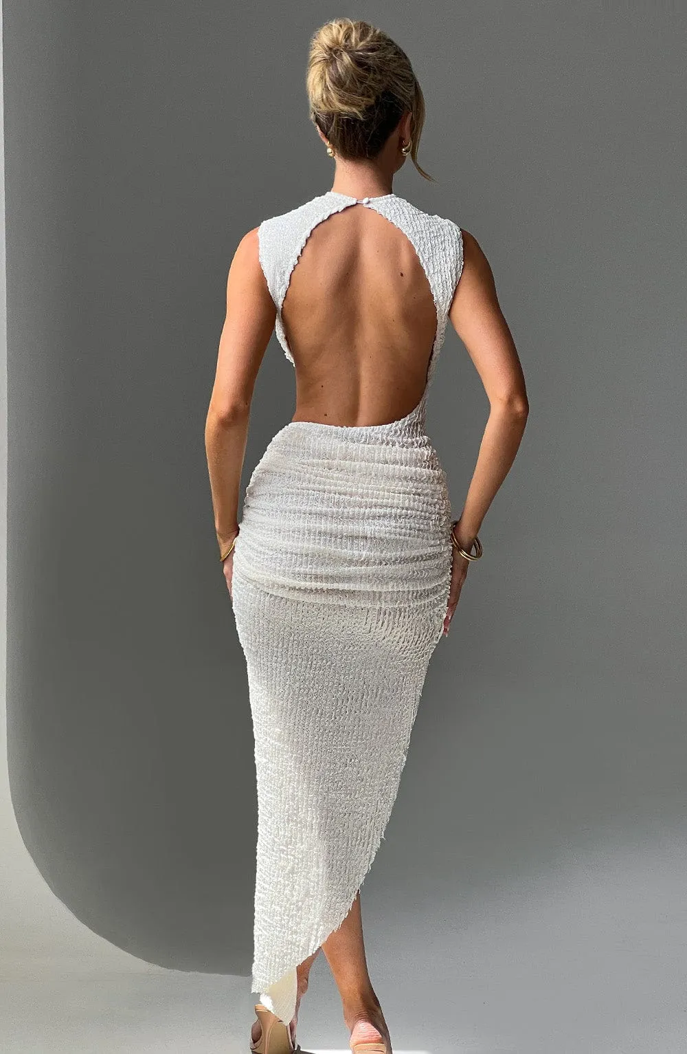 Aphrodite Midi Dress - Ivory sold by Babyboo Fashion product image thumbnail 4